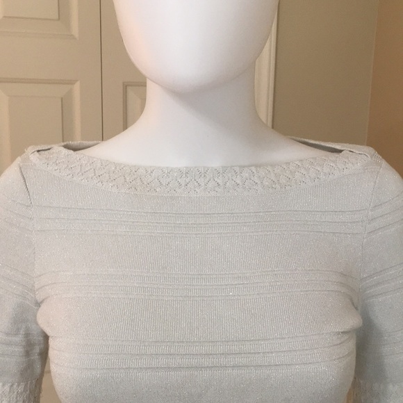 White House Black Market Flutter Sleeve Sweater. P/A886/750 - Picture 5 of 9